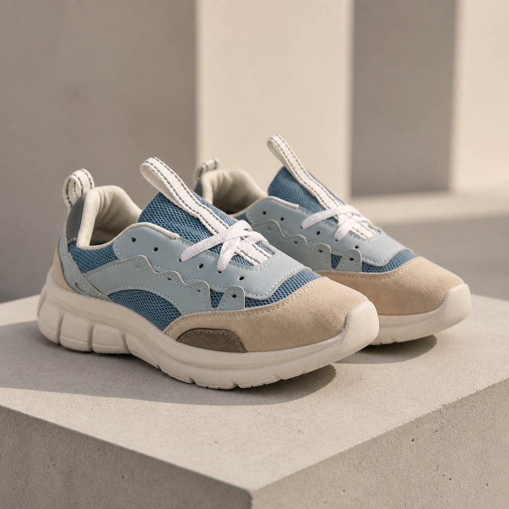 NWOB Girls Lace up Sneakers Size EU37 US 5- 5.5